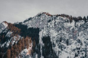 landscape photography of mountain cover by snow
